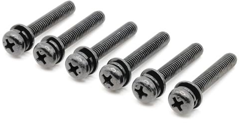 ReplacementScrews Stand Screws Compatible with LG 86UQ7590PUD - 86 Inch UQ7590 Series 4K Smart TV - Complete Feet/Legs Screw Set (Pack of 6)