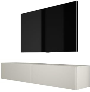 Mobile TV sospeso (L x P x A): 170 cm, A: 34 cm, P: 32 cm, CASHMERE