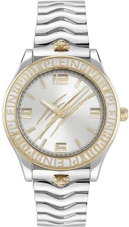Philipp Plein Damen Uhr Analog Quarz Eclipse PSJEA0424 Edelstahl