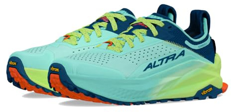 Altra Olympus 6 Damenschuh, schwarz, Blaugrün/EIN Hauch von Paradies (Trace of Paradise), 38.5 EU