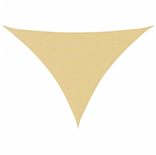 vidaXL Sonnensegel, Sonnenschutz UV Schutz für Balkon Garten Terrasse, Sonnendach Wasserfest, Windschutz Wetterschutz, Sandfarbe 7x5x5m 100% Polyester Oxford