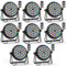 Rtktoup 8PCS RGB Focos Par LED, 36W Luz de Escenario con Control Remoto y 4 Modos de Control, Luces Discoteca para DJ Bar Boda Espectáculo Conciertos Fiesta Navidad Halloween