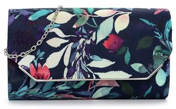 Tamaris Amalia Flower Clutch Blue