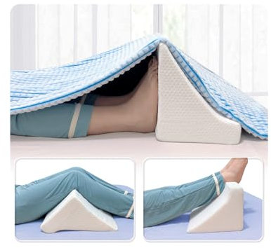 Blanket Lifters for Foot of Bed Sheet Lifter for Feet Blanket Support Holder Foot Tent Cradle Block Pillow Ankle Leg Knee Toes Pain and Arthritis Surgery Recovery Supplies Feet Rest Elevation Wedge