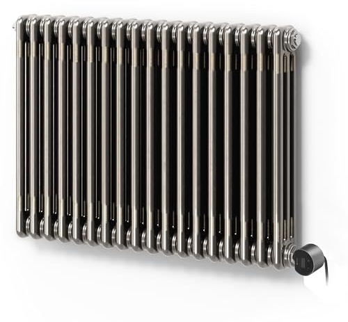 Terma Electric Radiator (Wifi), Colorado (3 Col Deep), 600h x 834w(mm), 1 kw, Clear Lacquer