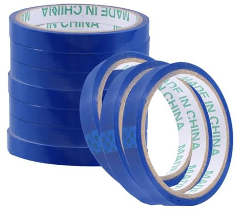 DIYEAH 10rolls Bag Sealing Tape Wide Supermarket Binding Packaging Tape Bopp Material for Supermarket Bakeries Convenience Stores