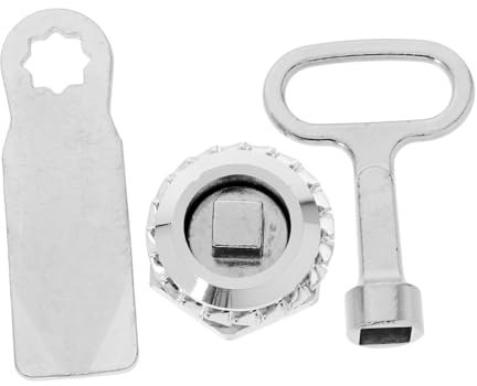 iplusmile Serratura Per Armadietto Con Chiave Quadrata Di Sicurezza Per Porta Armadietto Installazione Semplice Per Distributore Scatole Elettriche e Bidoni Della Spazzatura