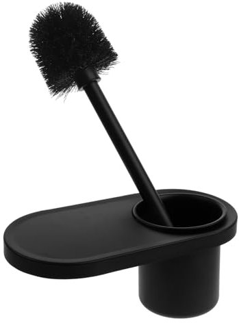 WHAMVOX 1satz Toilettenbürsten-set Mit Halter Und Langem Griff Praktische Badezimmerreinigung Platzsparend Mit Ablage Langlebig Einfache Installation