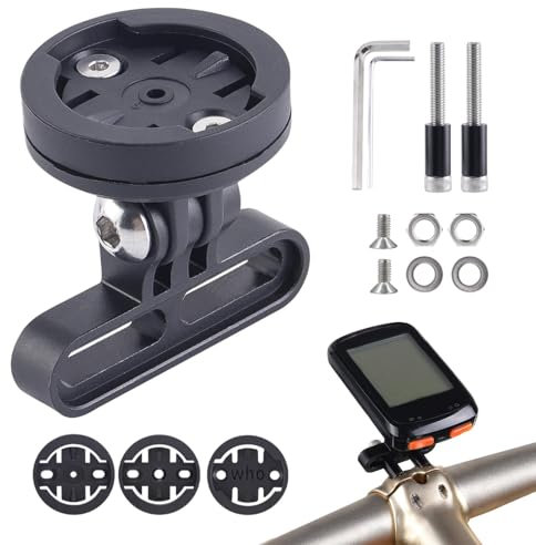Générique Bike Computer Stand - Metallized Computer Stand With Versatile Bases, It Attaches Transparently To Various B
