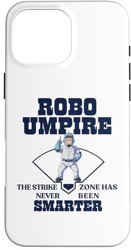 Robo Umpire Strike Zone Has Never Been Smarter Baseball Fan Case for iPhone 16 Pro Max
