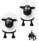 PEXIVOZ Schaf Toilettenpapierhalter 2er,Deko Badezimmer,Sheep Toilet Roll Holder,Perfekt als Deko für Toilettenpapier,Klorollenhalter,Klopapierhalter oder als Geschenk