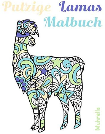 Putzige Lamas Malbuch: Mit wunderschönen Mustern