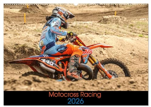 Motocross Racing 2026 (Wandkalender 2026 DIN A2 quer), CALVENDO Monatskalender: Actionreiche Fotos aus dem MX-Sport (CALVENDO Sport)