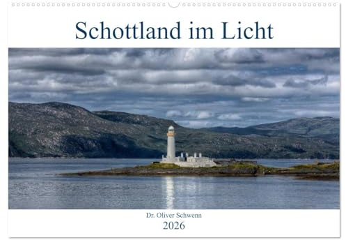 Schottland im Licht (Wandkalender 2026 DIN A2 quer), CALVENDO Monatskalender: Beeindruckende Landschaften und Baudenkmäler von Edinburgh bis zu den Orkney-Inseln (CALVENDO Orte)