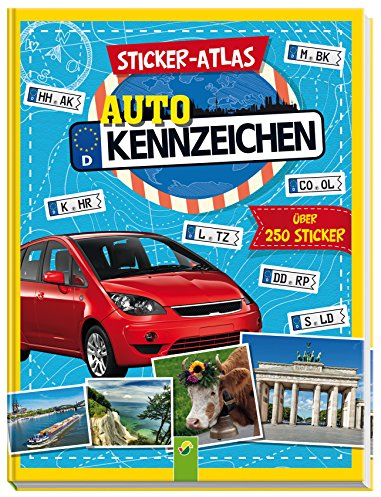 Sticker-Atlas Autokennzeichen: Über 250 Sticker