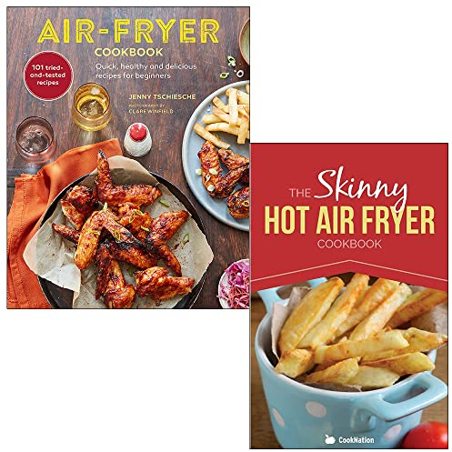 Air-fryer Cookbook [Hardcover] By Jenny Tschiesche & The Slim 800 Hot Air Fryer : The Essential High Protein Cookbook By Iota 2 Books Collection Set