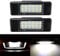 GOFORJUMP 2pcs luz blanca de la placa posterior del coche del LED para P/eugeot 106 1007 207 307 308 3008 406 407 508 806 CITROEN C2 C3 C4 C5 C6 C6 DS3