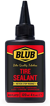 BLUB liquido tubeless MTB 120ml | Liquido Antipinchazos Bicicleta | Sellador Repara Pinchazos Bicicleta | Kit Reparacion Neumaticos, Parches Bici | Gel Antipinchazos para Jeringa Tubeless