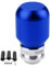 Fydun Auto Schaltknauf Universal Metall Modifikation Manueller Schalthebel Schalthebelhebel Mit 3 Kunststoff Adaptern (Blau)