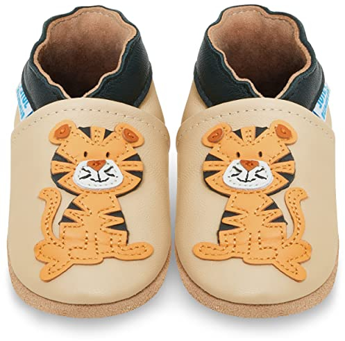 Juicy Bumbles Lauflernschuhe Jungen Krabbelschuhe Babyschuhe/Sitzender Tiger 2-3 Jahre (Größe 26)