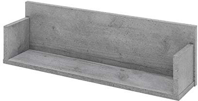 Schildmeyer Bello Regal 137002, steingrau, 59,8/13,6/19,5 cm