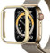 Miimall Funda para Apple Watch Series 6/SE/5/4 40mm 44mm Marco de Metal Carcasa de Aluminio Ultradelgada Ultraligera Anti-Caída Anti-Rasguños para Apple Watch 44mm - Oro