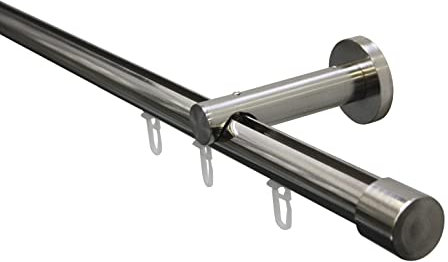 ISA 1-Lauf mit Innenlauf II Ø 20 mm edelstahl-optik 180