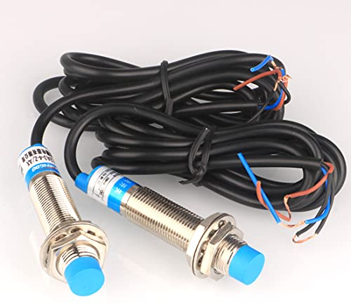 Gebildet 4mm Sensore di Prossimità Induttivo, Rilevamento Della Distanza Sensore di Avvicinamento, Normalmente Chiuso Interruttore di Prossimità CC 6-36V 300mA 3 fili LJ12A3-4-Z/AX (Diametro 12mm)