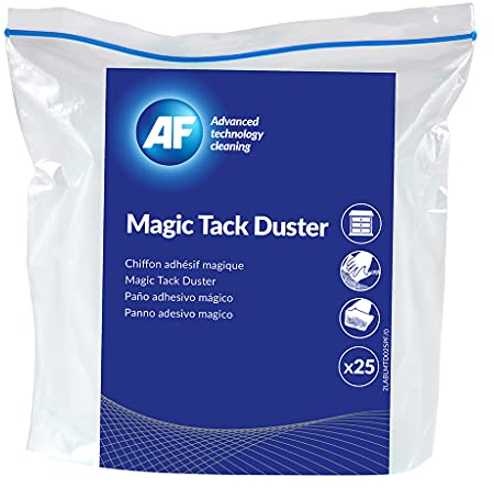AF Magic Tack Cloth Duster - 25 Tack Cloths For Cleaning Dust From Surfaces after sanding, painting, DIY 40 x 45cm