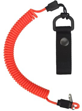 EdcX Paracord Nylon Tactical Lanyard, spiral cable, elastic key pendant made of Paracord, 4 types of fastening to choose from
