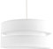 Contemporary Quality White Linen Fabric Triple Tier Ceiling Pendant Lamp Shade | 60w Maximum | Designer Style | 35cm Diameter by Happy Homewares