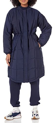 Amazon Essentials Damen Übergroßer Steppmantel (In Übergröße Erhältlich)