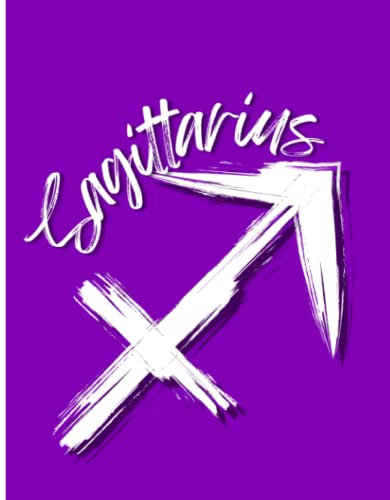 Composition Notebook - Sagittarius Zodiac College Rule 110 pages (55 sheets) 9-1/4 x 7-1/2 inches