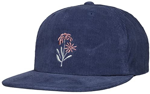 RVCA Bloomed Claspback Cap Basecap Baseballcap Flat Brim (One Size - blau)