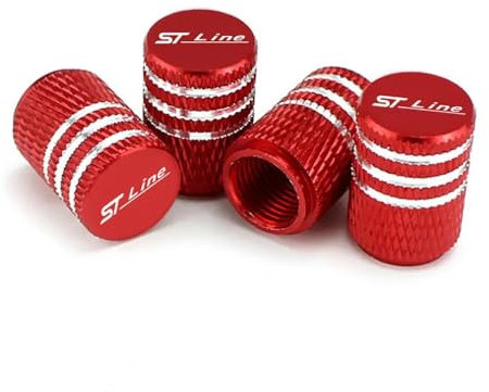 4 Stück Auto Reifen Ventilkappen Kompatibel mit für Ford ST Line Focus X 2 3 Mondeo Fiesta Kuga MK2 MK3 MK4 Staub Und Wasser Ventilkappen Zubehör,C