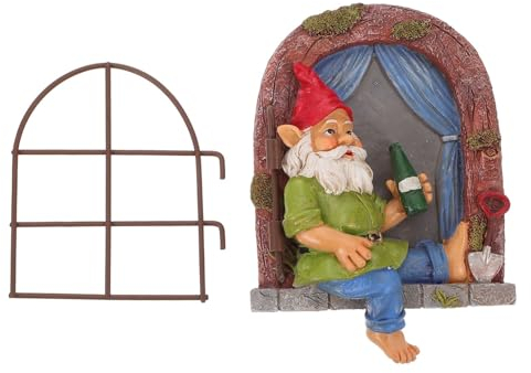 DECHOUS Einzigartige Zwerg Puppe Kreative GNOME Puppe GNOME Figur Statue Dekoration Entleeren Zwerg Dekoration