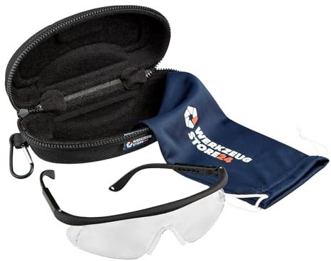 Werkzeugstore24 WS24 Schutzbrille in Etui - WS24-100108