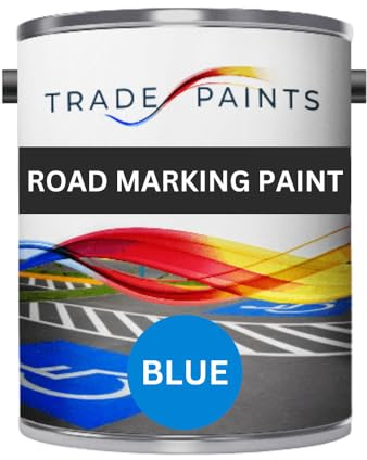 Heavy Duty Road Line Car Park Marking Paint (Blue., 2.5 Litre)