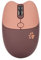 Msiud Cute Cat Mouse Wireless Silenzioso, Ergonomico Mouse Rosa Ricevitore USB Muto 2.4G, 3 Livelli DPI Regolabili Uso Silenzioso Portatile Carino Per Computer PC Desktop (Caffè)