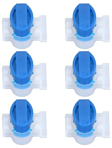 FTVOGUE Finder del Connettore a Filo per la Macchina Falciatura del Prato - 20pcs 3 Morsetto Perforato - e