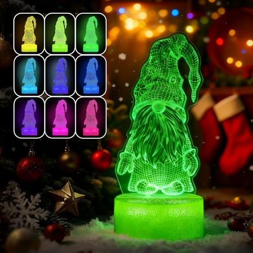 SPERMUOY Nachtlicht kinder wichtel Nachtlicht,16 Farben Wichtel Nachtlicht Kinder,wichtel lampe Nachtlicht wichtel für Schlafzimmer, Perfekte Geburtstags Weihnachtsgeschenke