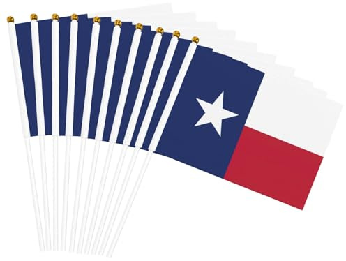 Bandera de Texas, bandera de mano, ligera, decoración de interiores y exteriores, eventos, fiestas