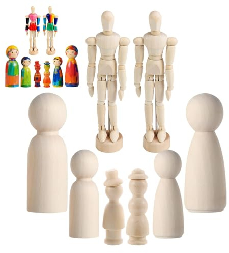 Drawing Mannequin,Posable Wooden Figurines Dummy,Art Drawing Figure Model