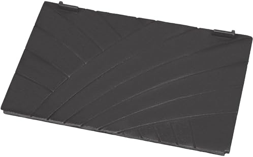 KOTARBAU® Piastra Camino - Ghisa - 47 x 31,5 cm - Antracite - Piastra Ghisa per Camino - Resistente al Calore - Decorativa - Motivo a Zigzag