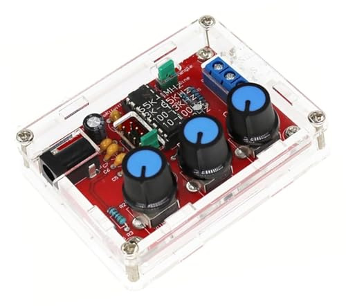 Generatore di funzioni XR2206 Kit fai da te Generatore di segnale ad alta precisione 1Hz-1MHz con ampiezza di frequenza regolabile Uscita onda quadra triangolare sinusoidale