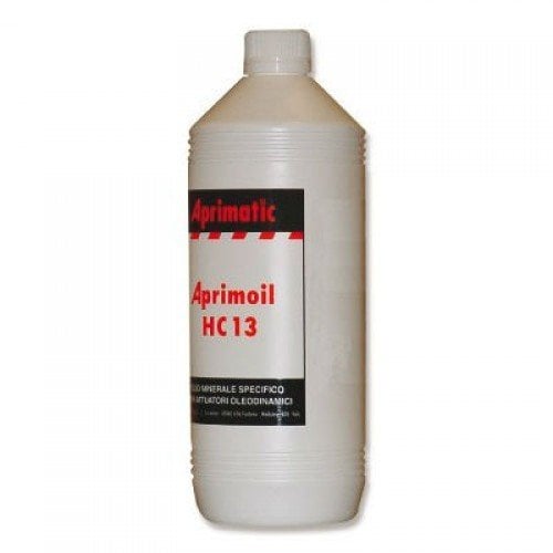 Olio idraulico APRIMATIC APRIMOIL F26 1 Lt specifico per motori elettrici per cancelli
