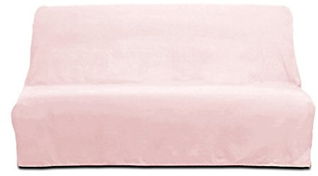 Soleil d'ocre, Panama Housse Clic-Clac en Coton Rose 190x204 cm