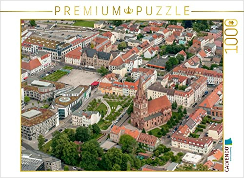 CALVENDO Puzzle EIN Motiv aus dem Kalender Eberswalde in Luftbildern | 1000 Teile Lege-Größe 64 x 48 cm Foto-Puzzle für glückliche Stunden