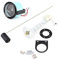 para indicador de combustible de motocicleta Coche dentro y fuera de 52 mm indicador de nivel de combustible de oto駉 universal Indicador de rango E-1/2-F digital LED con sensor de combustib