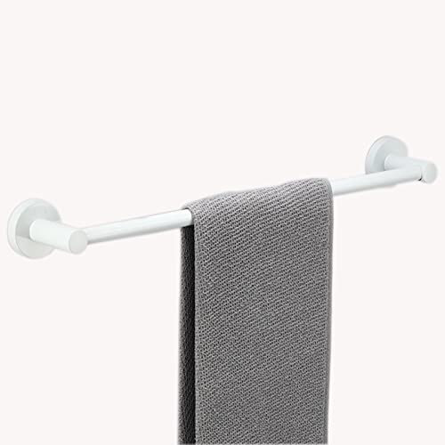 Asciugamani da Asciugamani Singola Barra degli Asciugamani Bianchi, Asciugamani a Muro per Bagno o Cucina, SUS 304. Porta Asciugamano Rotondo in Acciaio Inox 30cm-80cm (Size : 60cm)